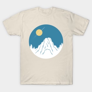 mountain blue sky T-Shirt